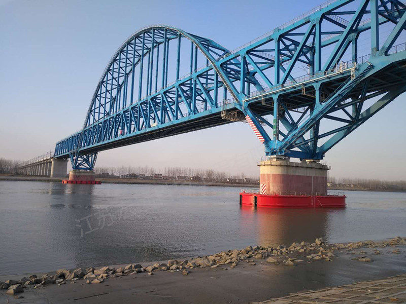 连盐铁路灌河特大桥防撞设施